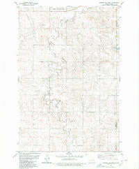 Weisser Dam West North Dakota Historical topographic map, 1:24000 scale, 7.5 X 7.5 Minute, Year 1980