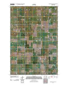 Weisser Dam East North Dakota Historical topographic map, 1:24000 scale, 7.5 X 7.5 Minute, Year 2011
