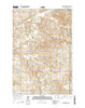 Weisser Dam West North Dakota Current topographic map, 1:24000 scale, 7.5 X 7.5 Minute, Year 2014