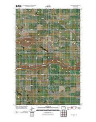 Wellsburg North Dakota Historical topographic map, 1:24000 scale, 7.5 X 7.5 Minute, Year 2011