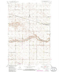 Wellsburg North Dakota Historical topographic map, 1:24000 scale, 7.5 X 7.5 Minute, Year 1986
