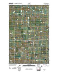 Werner North Dakota Historical topographic map, 1:24000 scale, 7.5 X 7.5 Minute, Year 2011