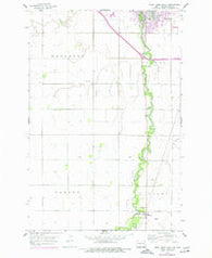 West Fargo South North Dakota Historical topographic map, 1:24000 scale, 7.5 X 7.5 Minute, Year 1959