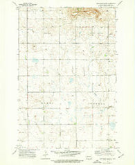 West Rainy Butte North Dakota Historical topographic map, 1:24000 scale, 7.5 X 7.5 Minute, Year 1973