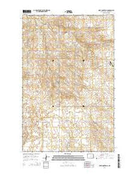 West Bonetraill North Dakota Current topographic map, 1:24000 scale, 7.5 X 7.5 Minute, Year 2014