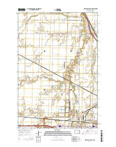 West Fargo North North Dakota Current topographic map, 1:24000 scale, 7.5 X 7.5 Minute, Year 2014