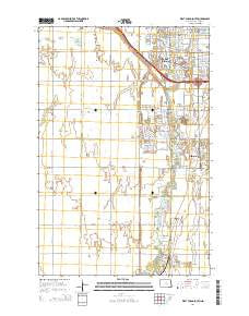 West Fargo South North Dakota Current topographic map, 1:24000 scale, 7.5 X 7.5 Minute, Year 2014
