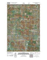 West Fork Deep Creek North Dakota Historical topographic map, 1:24000 scale, 7.5 X 7.5 Minute, Year 2011