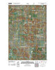West Fork Deep Creek North Dakota Historical topographic map, 1:24000 scale, 7.5 X 7.5 Minute, Year 2011