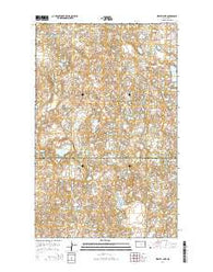 Westby Lake North Dakota Current topographic map, 1:24000 scale, 7.5 X 7.5 Minute, Year 2014