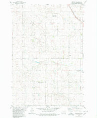 Westfield North Dakota Historical topographic map, 1:24000 scale, 7.5 X 7.5 Minute, Year 1979