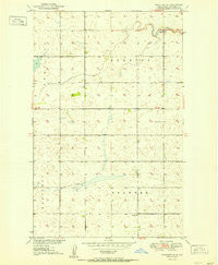 Westhope SE North Dakota Historical topographic map, 1:24000 scale, 7.5 X 7.5 Minute, Year 1951