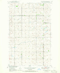 Westhope SW North Dakota Historical topographic map, 1:24000 scale, 7.5 X 7.5 Minute, Year 1949