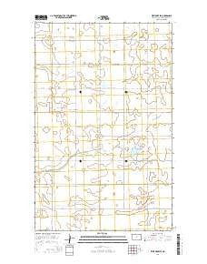 Westhope SW North Dakota Current topographic map, 1:24000 scale, 7.5 X 7.5 Minute, Year 2014