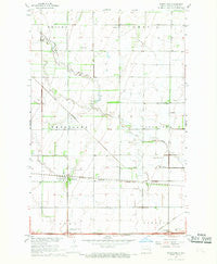 Wheatland North Dakota Historical topographic map, 1:24000 scale, 7.5 X 7.5 Minute, Year 1967