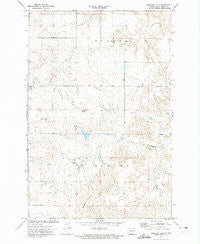 Wheeler Hills North Dakota Historical topographic map, 1:24000 scale, 7.5 X 7.5 Minute, Year 1972