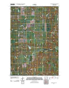 Wheeler Hills North Dakota Historical topographic map, 1:24000 scale, 7.5 X 7.5 Minute, Year 2011
