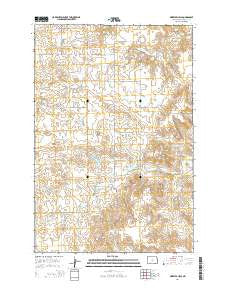 Wheeler Hills North Dakota Current topographic map, 1:24000 scale, 7.5 X 7.5 Minute, Year 2014
