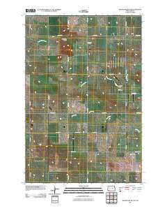 Whetstone Buttes North Dakota Historical topographic map, 1:24000 scale, 7.5 X 7.5 Minute, Year 2011