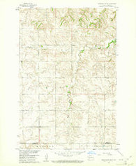 White Butte NW North Dakota Historical topographic map, 1:24000 scale, 7.5 X 7.5 Minute, Year 1960