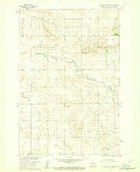 White Butte West North Dakota Historical topographic map, 1:24000 scale, 7.5 X 7.5 Minute, Year 1960