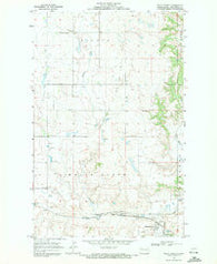 White Earth North Dakota Historical topographic map, 1:24000 scale, 7.5 X 7.5 Minute, Year 1969