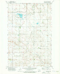 White Lake North Dakota Historical topographic map, 1:24000 scale, 7.5 X 7.5 Minute, Year 1973