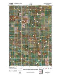 White Butte East North Dakota Historical topographic map, 1:24000 scale, 7.5 X 7.5 Minute, Year 2011