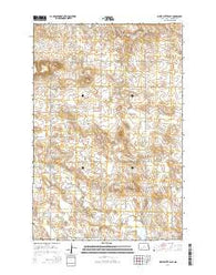 White Butte East North Dakota Current topographic map, 1:24000 scale, 7.5 X 7.5 Minute, Year 2014