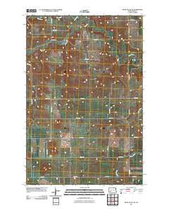White Butte NE North Dakota Historical topographic map, 1:24000 scale, 7.5 X 7.5 Minute, Year 2011