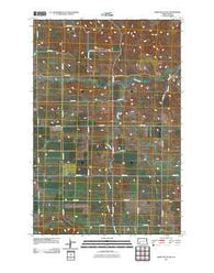 White Butte NW North Dakota Historical topographic map, 1:24000 scale, 7.5 X 7.5 Minute, Year 2011