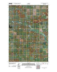 White Butte West North Dakota Historical topographic map, 1:24000 scale, 7.5 X 7.5 Minute, Year 2011