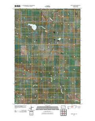 White Lake North Dakota Historical topographic map, 1:24000 scale, 7.5 X 7.5 Minute, Year 2011