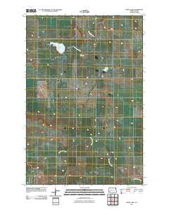 White Lake North Dakota Historical topographic map, 1:24000 scale, 7.5 X 7.5 Minute, Year 2011