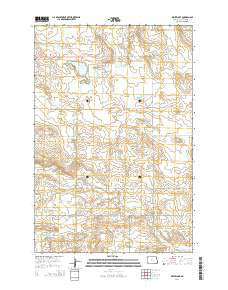 White Lake North Dakota Current topographic map, 1:24000 scale, 7.5 X 7.5 Minute, Year 2014