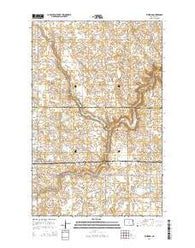Whitman North Dakota Current topographic map, 1:24000 scale, 7.5 X 7.5 Minute, Year 2014