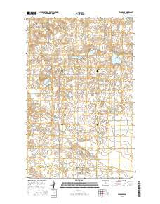 Wildrose North Dakota Current topographic map, 1:24000 scale, 7.5 X 7.5 Minute, Year 2014