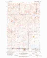 Wildrose North Dakota Historical topographic map, 1:24000 scale, 7.5 X 7.5 Minute, Year 1974