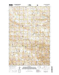 Williams Lake North Dakota Current topographic map, 1:24000 scale, 7.5 X 7.5 Minute, Year 2014