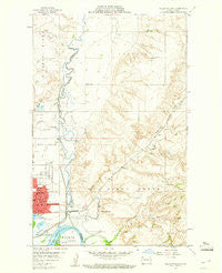 Williston East North Dakota Historical topographic map, 1:24000 scale, 7.5 X 7.5 Minute, Year 1959