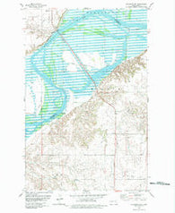 Williston SW North Dakota Historical topographic map, 1:24000 scale, 7.5 X 7.5 Minute, Year 1979