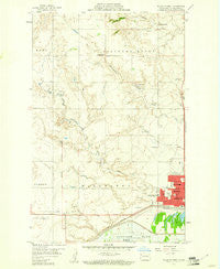 Williston West North Dakota Historical topographic map, 1:24000 scale, 7.5 X 7.5 Minute, Year 1959