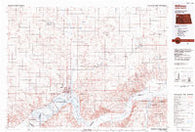 Williston North Dakota Historical topographic map, 1:100000 scale, 30 X 60 Minute, Year 1983