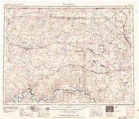 Williston North Dakota Historical topographic map, 1:250000 scale, 1 X 2 Degree, Year 1957