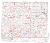 Williston North Dakota Historical topographic map, 1:250000 scale, 1 X 2 Degree, Year 1953