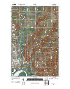 Williston East North Dakota Historical topographic map, 1:24000 scale, 7.5 X 7.5 Minute, Year 2011