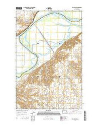 Williston SW North Dakota Current topographic map, 1:24000 scale, 7.5 X 7.5 Minute, Year 2014
