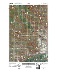 Williston West North Dakota Historical topographic map, 1:24000 scale, 7.5 X 7.5 Minute, Year 2011