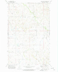 Willow Creek East North Dakota Historical topographic map, 1:24000 scale, 7.5 X 7.5 Minute, Year 1973