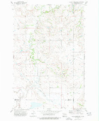 Willow Creek West North Dakota Historical topographic map, 1:24000 scale, 7.5 X 7.5 Minute, Year 1973